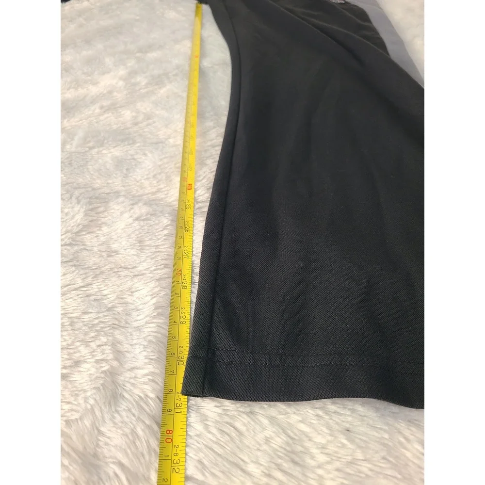Adidas Mens Track Pants Black Gray Mesh Side Stripe Athletic Sweatpants AA2898 M